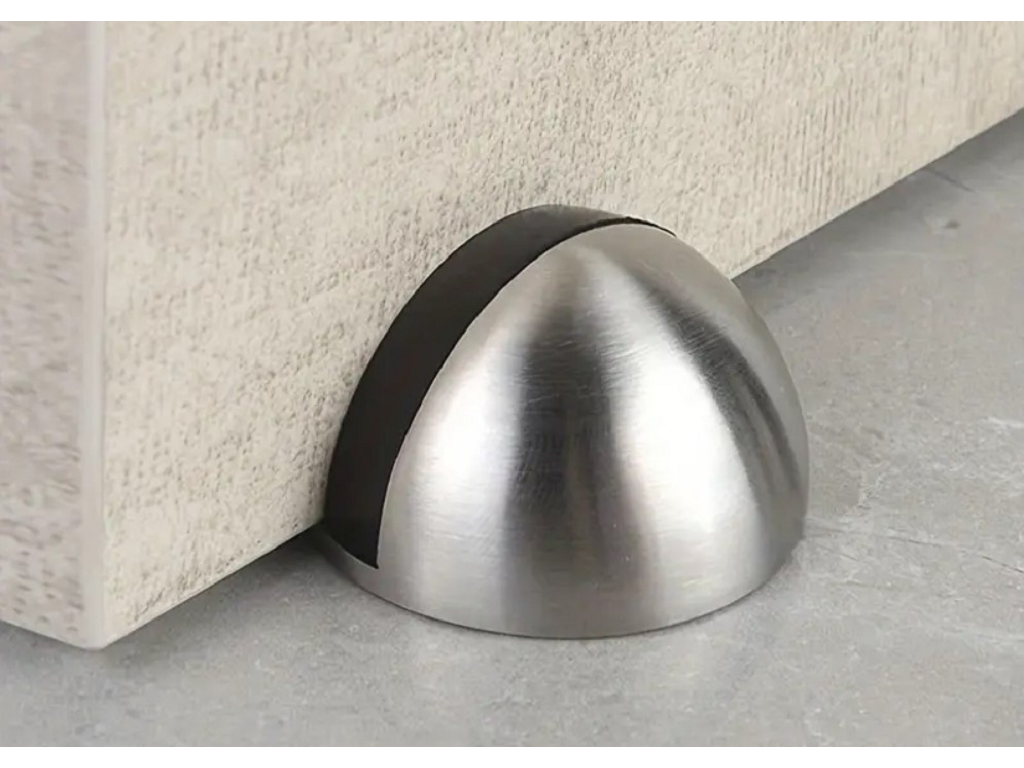 Fermaporta a Pavimento Chiocciola mm.44x24 AISI304 Inox Satinato | Fimet Maniglie - immagine 3